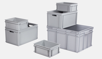 Normbox&trade; euronorm stapelbakken  E-line uitvoering, recycle