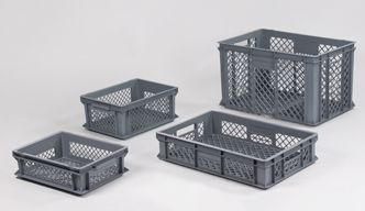 Euronorm geperforeerd stapelbakken