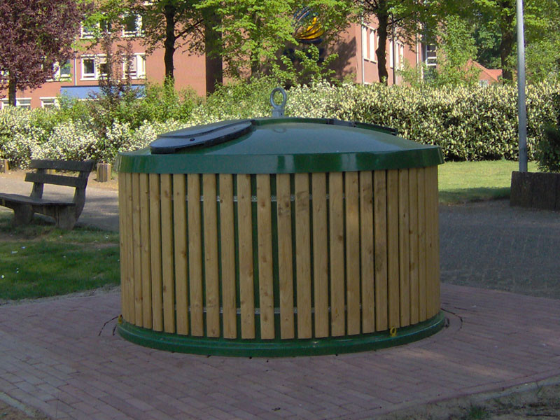 Tièrso semi ondergrondse afvalcontainer