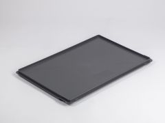 Kunststof scharnierdeksel 600x400 mm donkergrijs