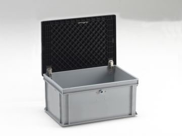 Kunststof kist 600x400x295 mm, UN-gecertificeerd