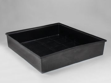 Lekbak 560 liter, 1350x1350x350 mm zwart