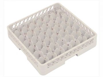 Vaatwaskorf 500x500x100 mm 49 vaks tbv ø 63 mm bekerglazen