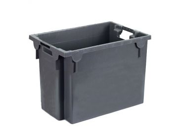 Stack And Nestable Bin 70 l. 600x400x400 mm dark grey
