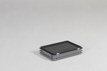 Kunststof kist 6 liter, met afsluitbaar deksel