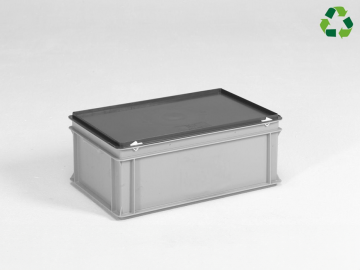 Plastic bin 40 liters with lockable lid