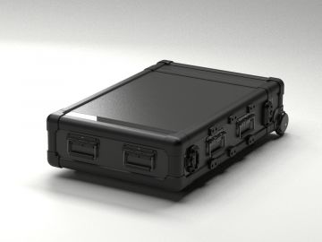 4U Rack Exo-Case, 19", aluminium frame, 574x779x305 mm