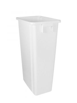 Afvalbak 460x320x762 mm 80 ltr zonder deksel wit