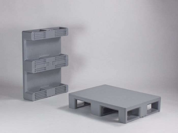 Kunststof Hygiënepallet 800x600x160mm