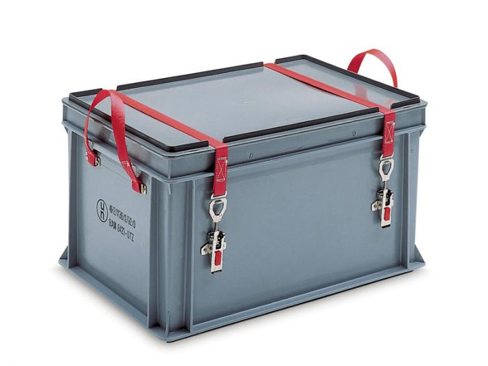 UN gekeurde koffer 60 liter, 600x400x340 mm