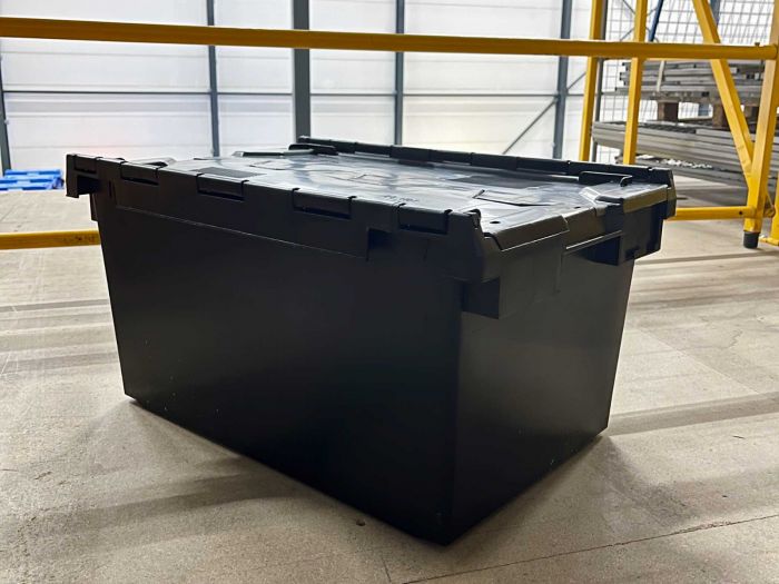 Distributiebak 80L, 710x460x360 mm, zwart