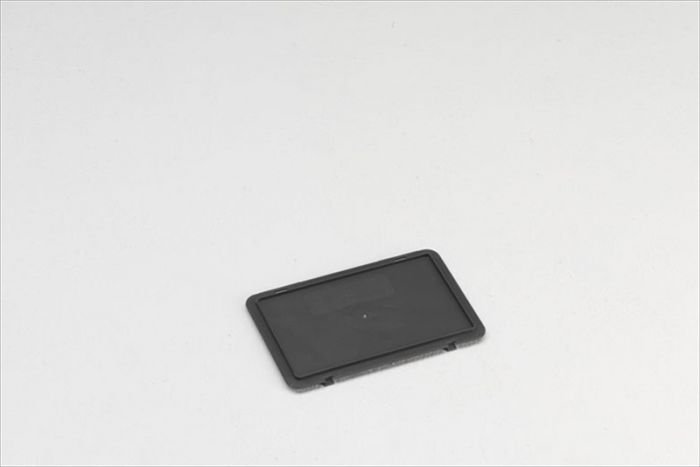 Kunststof euronorm haakdeksel 300x200 mm, donkergrijs