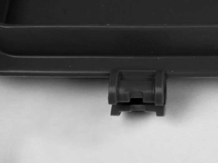 Scharnierdeksel 600x400 mm ESD-veilig zwart