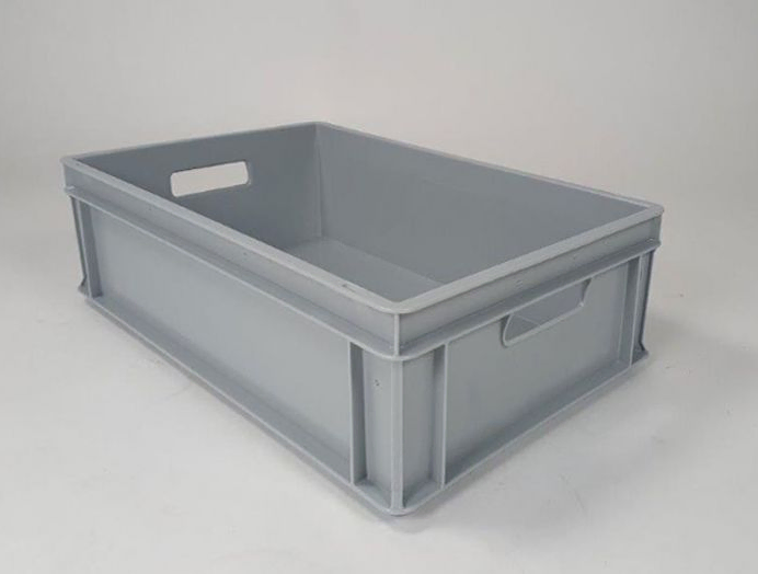 Stapelbare bak 30 liter, 600x400x170 mm, hitte gestabiliseerd