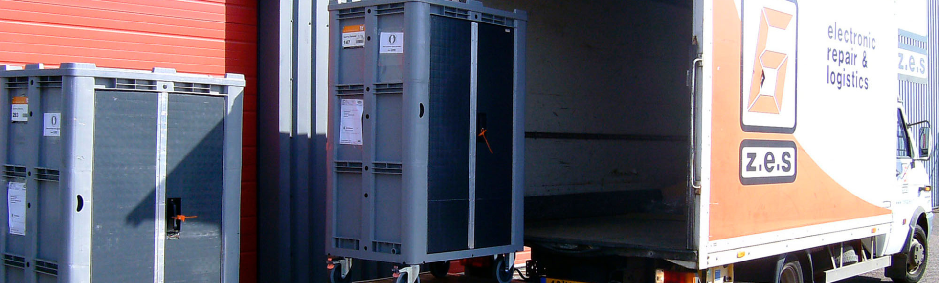 Palletboxkasten voor retourneren elektronica