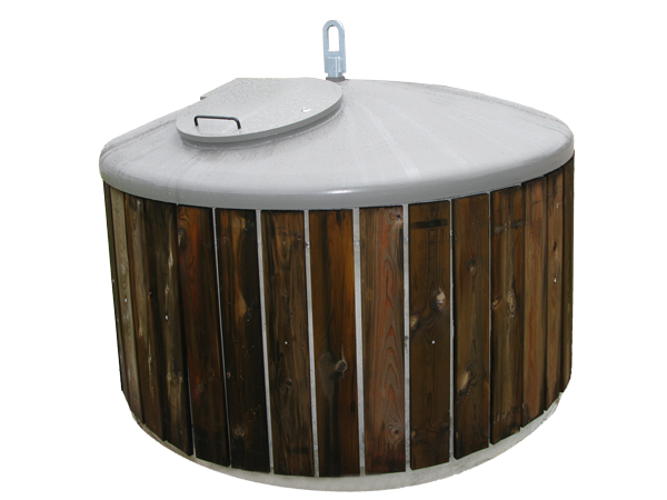 Semi-ondergrondse afvalcontainer - Tièrso staal