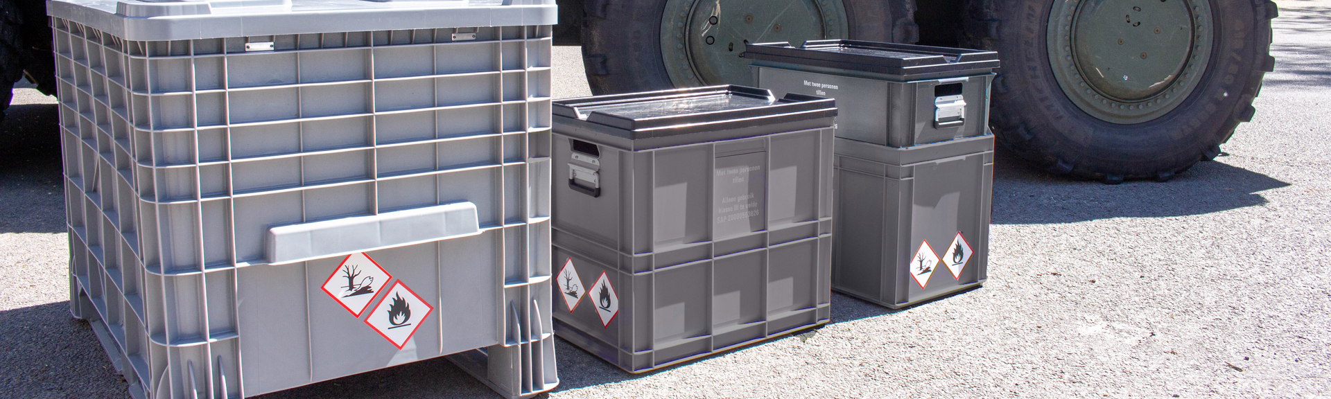 Maatwerk verpakking voor een veilige opslag van jerrycans