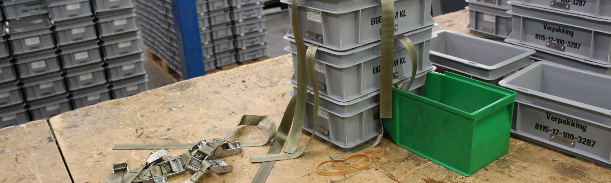 Opslag- & transport-middelen voor Defensie