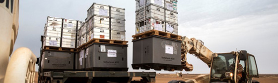 Cases and (pallet)boxes for military use