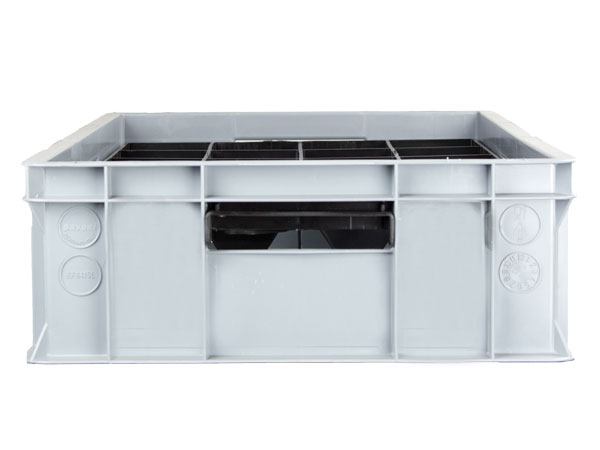 Euronorm vakverdeling Perfobox vakverdeling-glazenkrat-zij2