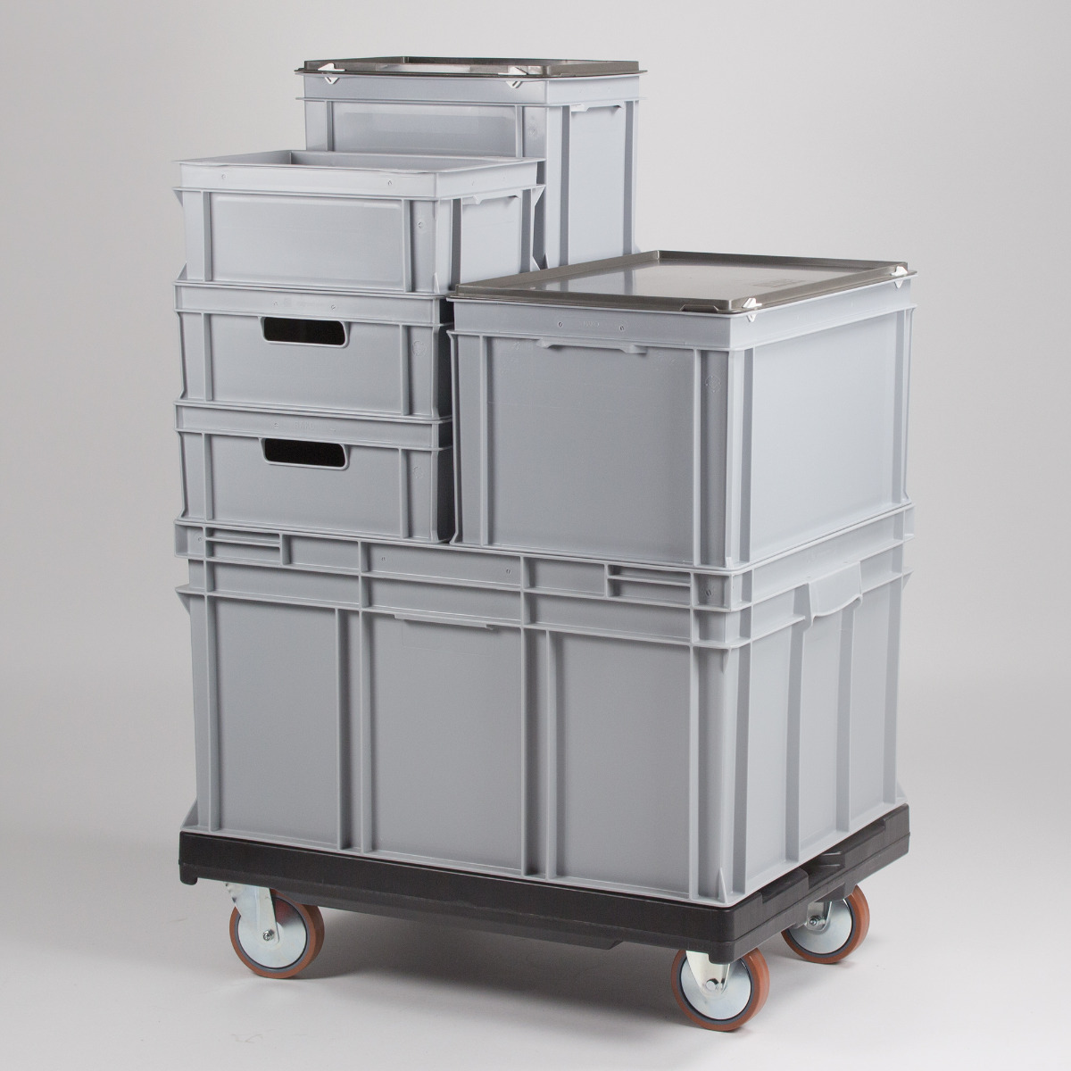 Transportrollers Transportrollers voor euronorm bakken