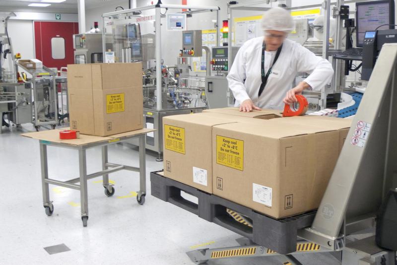 Hygiƫnische pallet Kunststof pallet