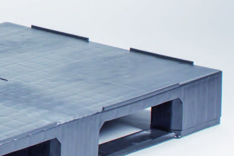 Pallet op maat opstaande-rand