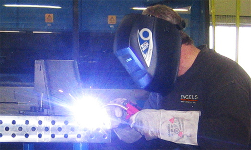 stalen container lassen